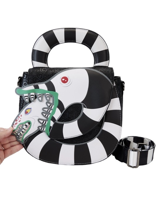 Loungefly Handbags - LOUNGEFLY Beetlejuice Sandworm Crossbody Bag New with Tags